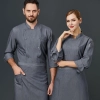 large size europe restaurant staff workwear uniform chef jacket