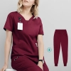 2023 hot sale stomatological hospital nurse scrub uniform suits long sleeve good fabric Color Color 3