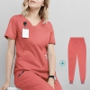 2023 hot sale stomatological hospital nurse scrub uniform suits long sleeve good fabric