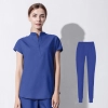2022 Europe upgraded blue surgical medical scrubs suits jacket pant Color Color 1
