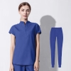 2025 Europe upgraded blue surgical medical scrubs suits jacket pant Color Color 1