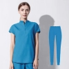 2022 Europe upgraded blue surgical medical scrubs suits jacket pant Color Color 10