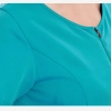 round collar zipper fit comfortable scrubs suits jacket pant nurse working uniform