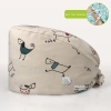 high quality cotton breathable printing cartoon nurse hat cap factory outlets Color Color 1