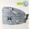 high quality cotton breathable printing cartoon nurse hat cap factory outlets