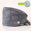 high quality cotton breathable printing cartoon nurse hat cap factory outlets