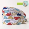 high quality cotton breathable printing cartoon nurse hat cap factory outlets