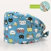 high quality cotton breathable printing cartoon nurse hat cap factory outlets