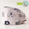 high quality cotton breathable printing cartoon nurse hat cap factory outlets