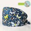 high quality cotton breathable printing cartoon nurse hat cap factory outlets