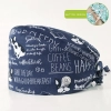 high quality cotton breathable printing cartoon nurse hat cap factory outlets