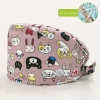 high quality cotton breathable printing cartoon nurse hat cap factory outlets