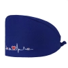 electrocardiogram print nurse hat cap opreation room wear hat Color Color 1
