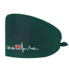 electrocardiogram print nurse hat cap opreation room wear hat Color Color 4