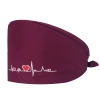 electrocardiogram print nurse hat cap opreation room wear hat Color Color 5