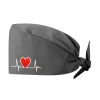 electrocardiogram print nurse hat cap opreation room wear hat