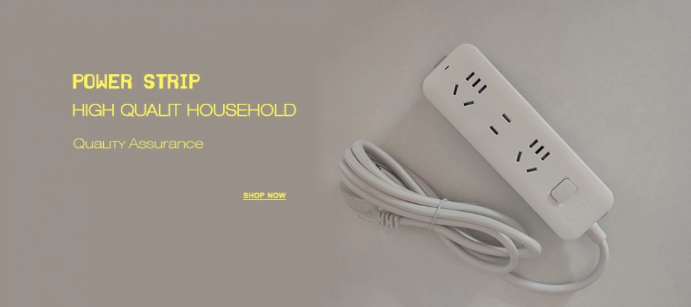 white color household 100-250v 10/16A power switch electric  plug board patch panel power strip patch board