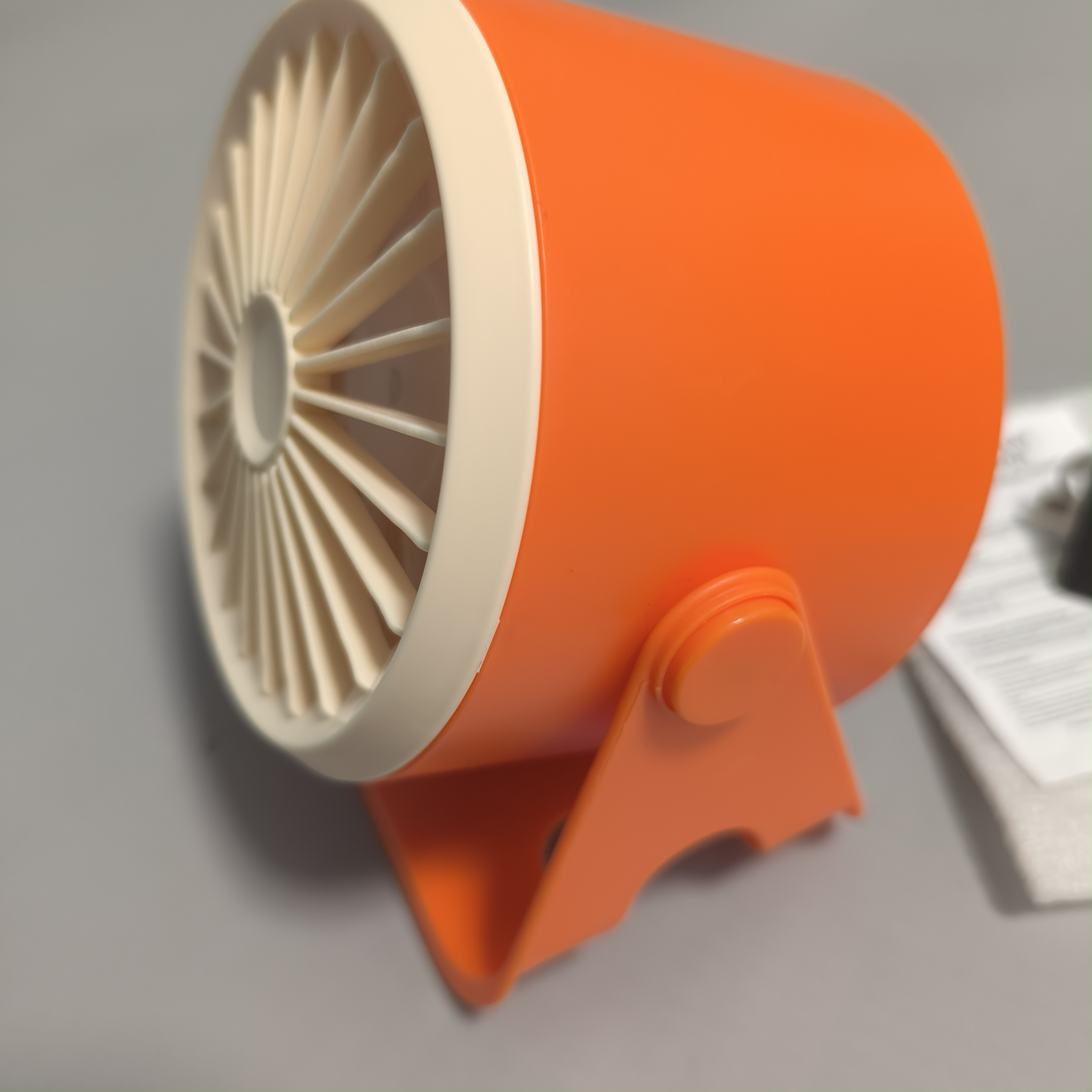 portable 360 degree rotating dc usb chargable desktop fan computer
