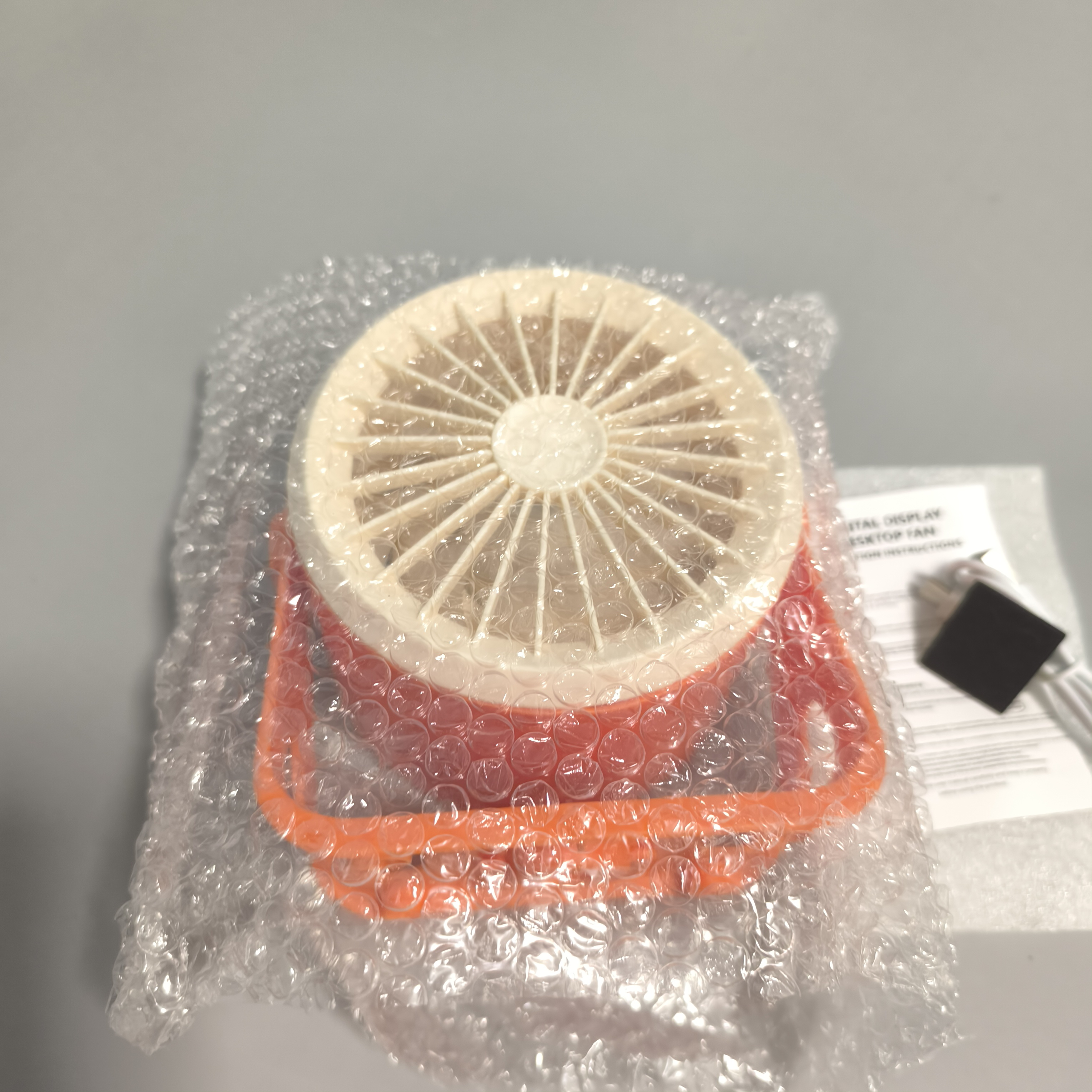 portable 360 degree rotating dc usb chargable desktop fan computer