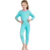 long sleeve one piece teen children wetsuit swimming suit for girl