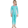 long sleeve one piece teen children wetsuit swimming suit for girl