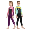 2023 Europe style high quality girl children swimwear wetsuit for girl