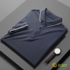 2022 fashion easy care breathable men tshirt business work polo shirt