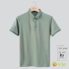 summer thin short sleeve tshirt for business men work tshirt Color light green tshirt