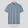 solid color formal business work man shirt tshirt work uniform Color grey polo