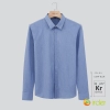 new skin friendly fabric men shirt long sleeve business shirt Color light blue shirt