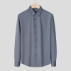 2023 no ironing air touch feeling men shirt business work boss shirt Color grey men shirt