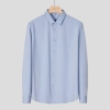 2023 no ironing air touch feeling men shirt business work boss shirt Color light blue men shirt