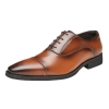 2025 Japanese style lace-up business formal soft fabric Faux Leather men shoes wedding shoes