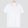 fashion PIQUE cotton solid men short sleeve tshirt polo