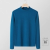 autumn winter thermal lining long sleeve men tshirt Color Light blue