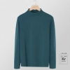 autumn winter thermal lining long sleeve men tshirt Color Blackish Green