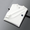 round collar long sleeve autumn man tshirt tops Color White