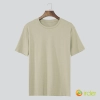 high quality short sleeve ice silk fabric tshirt polo Color Khaki