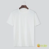 high quality short sleeve ice silk fabric tshirt polo Color White