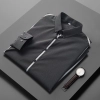 handsome non-iron autumn  winter new men's high-end luxury fashion striped shirt