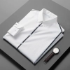 handsome non-iron autumn  winter new men's high-end luxury fashion striped shirt