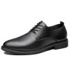 hot sale good fabic faux leather men heel lifted shoes Color black lifted heel
