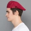 adjusable fashion high quality chef hat beret hat waiter hat Color Wine