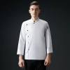 high quality cotton blends bread store chef jacket chef workwear Color White