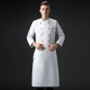 high quality chef coat cotton blends bread store white chef jacket chef workwear