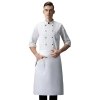 grey color good fabric bread store chef jacket chef workwear