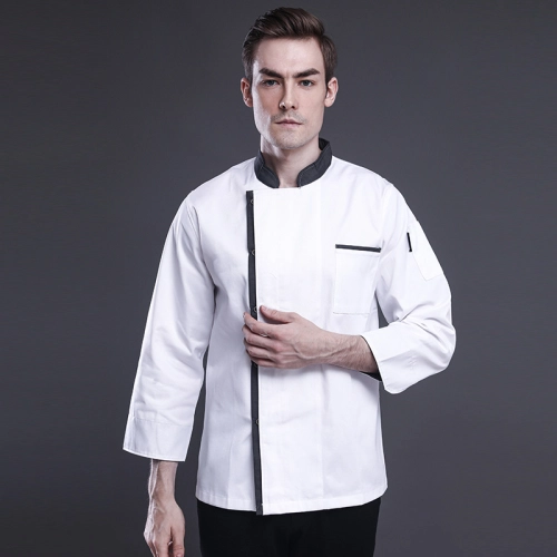 England long sleeve contrast hem bread shop chef jacket chef baking workwear