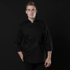 classic high quality short sleeve grey collar white jacket bread shop chef jacket chef  workwear 