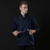high quality side openning bread shop chef jacket chef  shirt workwear  Color Black