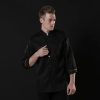 high quality front openning Chinese bread shop chef jacket chef  shirt workwear 